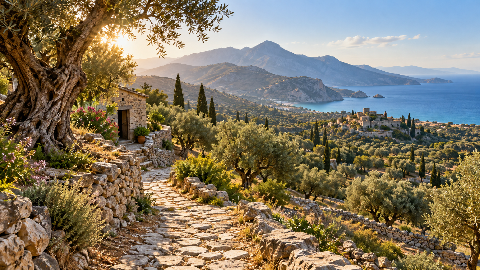Concept imagery for crete & culture